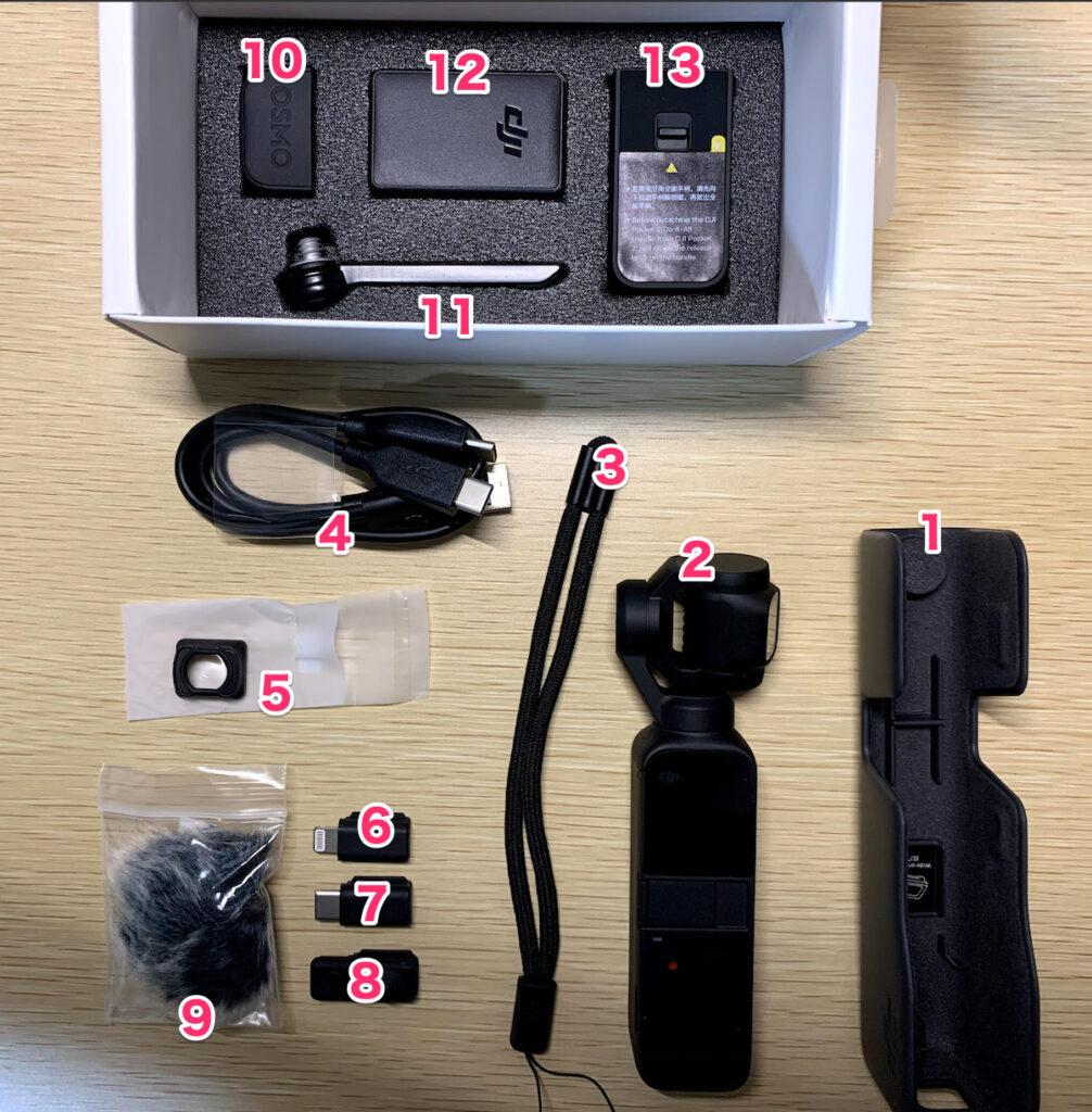 DJI Pocket 2 Creator Combo 付属品